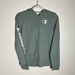 Champion Women's Gray Hoodie Sweater